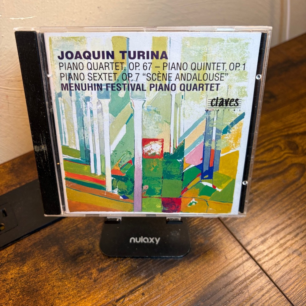 Joaquin Turina Chamber Music Vol IV Menuhin Festival Piano Quartet CD Claves